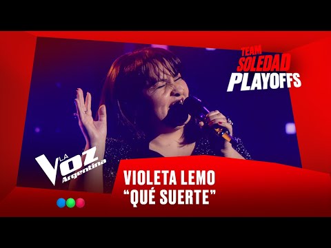 Violeta Lemo - “Qué suerte” - Team Soledad - Playoffs - La Voz Argentina 2025