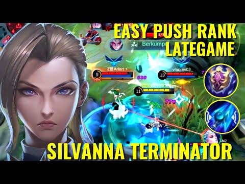 SILVANNA SUPER LIFESTEAL INSTANT DELETE ENEMY! - Silvanna Best Build 2022 - MLBB