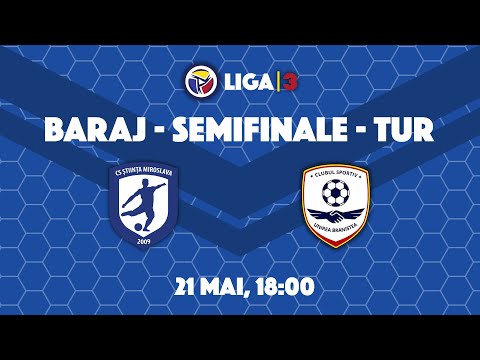 LIVE | Baraj Promovare | Stiinta Miroslava - Unirea Branistea