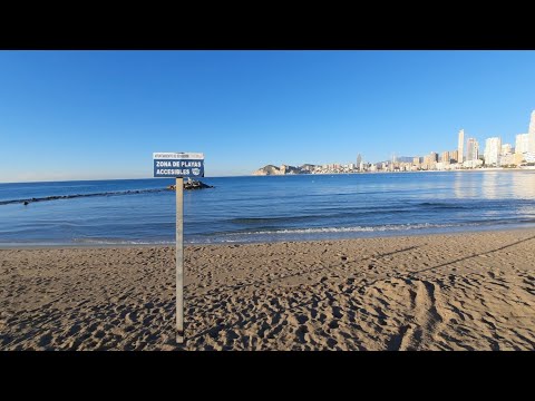 Morning walk at Benidorm Spain 2023⛱️ 🇪🇸