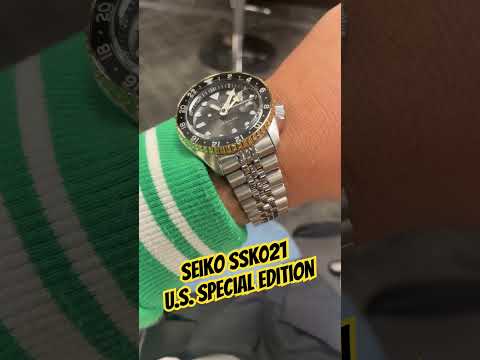 （本日中:最終値下) SEIKO 5 SPORTS GMT SKX SSK021 Чоловічий годинник Seiko 5 Sports SSK021 SKX GMT U.S. Special