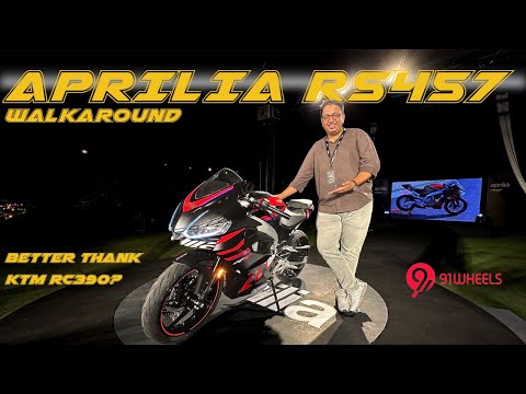 Aprilia RS 457 Walkaround Video | Better Than KTM RC 390?