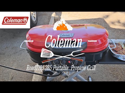 Coleman RoadTrip 285 Portable Stand-Up Propane Grill Tailgate Camping BBQ - Review