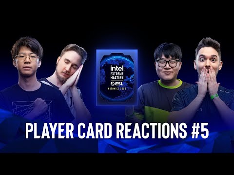 IEM SC2 Katowice 2023 - Player Card Reactions #5 - Solar, Oliveira, Lambo, ShoWTimE