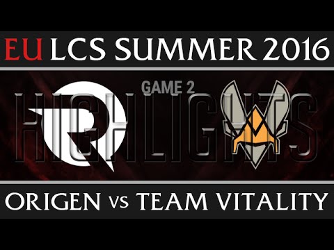 Origen vs Vitality Highlights, Game 2 EU LCS Week 6 Day 2 Summer 2016 - OG vs VIT G2