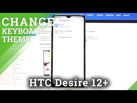 How to Create Custom Keyboard Theme on HTC Desire 20+ - Apply Custom Keyboard Theme