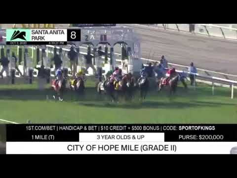 Mo Forza Win The City Of Hope Mile Stakes G3 at Santa Anita Park October 03,20
