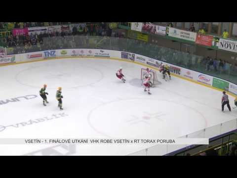 VSETÍN: V prvním finálovém zápase zdolal VHK Vsetín Porubu 5:1