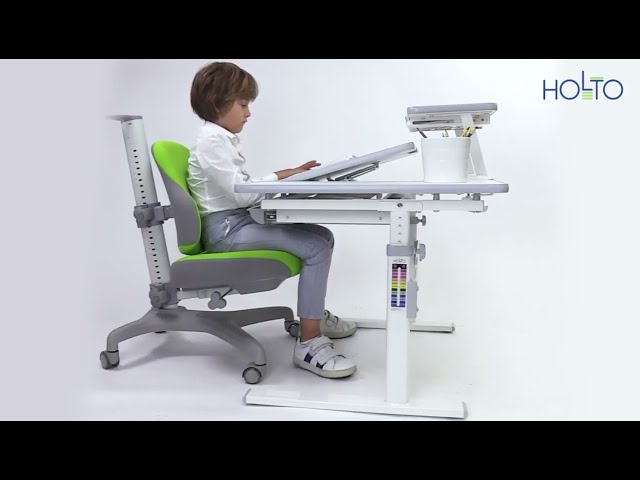 Комплект растущей мебели Holto-99 голубой в Уфе - видео 1