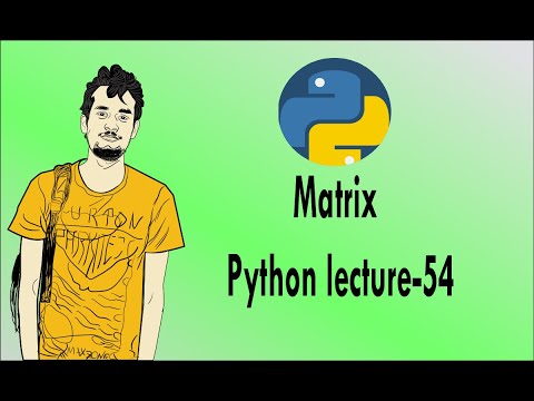 Python Bangla Tutorials 54 Matrix