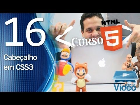 Curso de HTML5 16 Cabeçalho em CSS3 by Gustavo Guanabara
