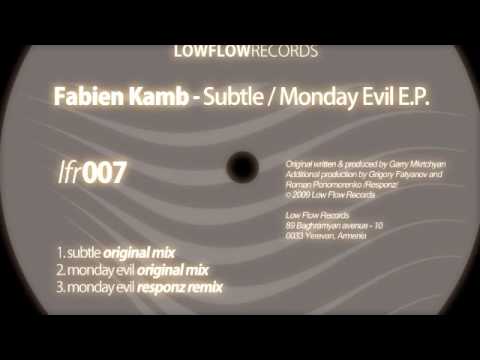 Fabien Kamb - "Subtle/Monday Evil" EP - Low Flow Records (LFR007)