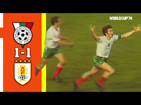 Uruguay vs Bulgaria 1 - 1 Highlights Group Stage World Cup 74 High Quality