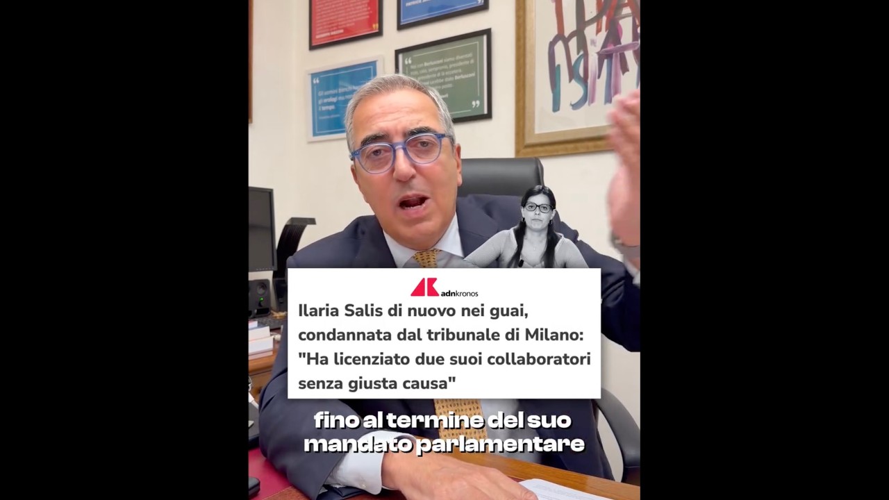 GASPARRI CONTRO ILARIA SALIS: "SMASCHERATA, CONDANNATA PER INGIUSTI LICENZIAMENTI