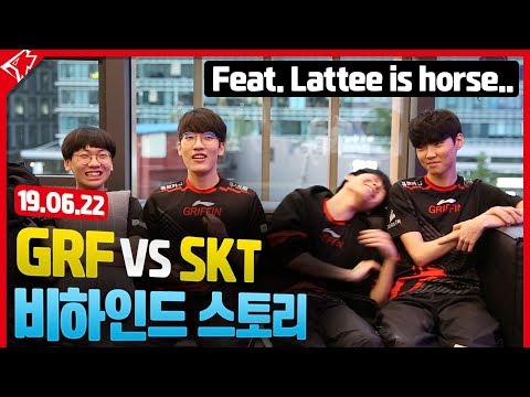 SKT VS Griffen!! What did top player Doran say in the booth?? haha [Behind Griffin]