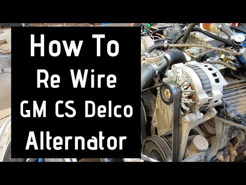 Alternator wiring gm