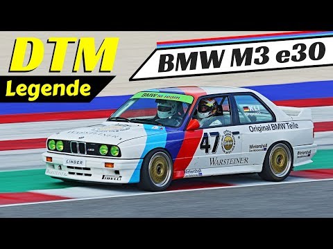 BMW M3 e30 DTM Legende Actions at Misano Racetrack - Warm-Up, Revvings & Lovely Intake SOUND!