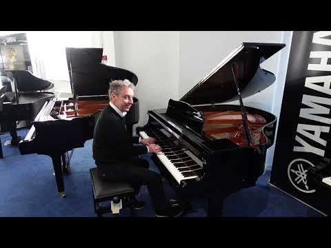 Ex Demonstration Yamaha GB1K Grand Piano Polished Ebony Demonstration & Review | Rimmers Music