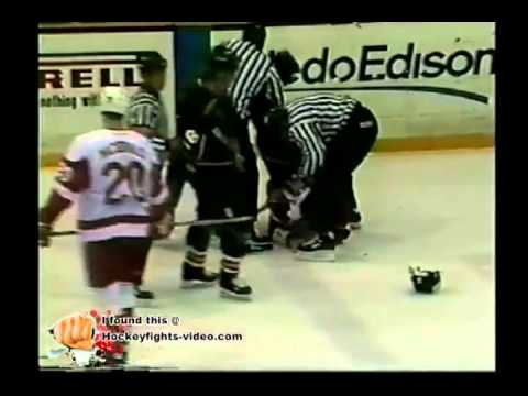 Dec 17, 1999 Jon Sorg vs Ken Tasker Wheeling Nailers vs Toledo Storm ECHL