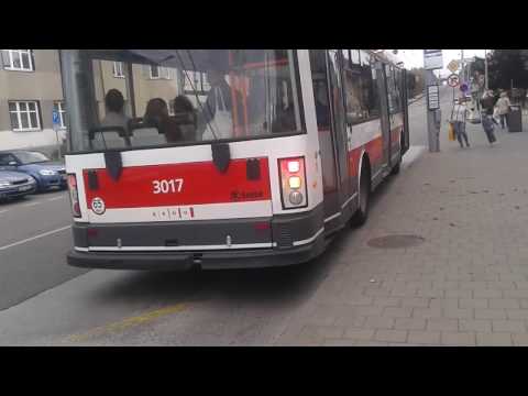 [DPMB] Jízda Trolejbusem Škoda 21Tr (#3017) na lince 33