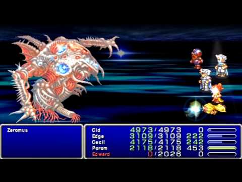 Let's Play Final Fantasy IV COMPLETE #56 - Zeromus' Malice