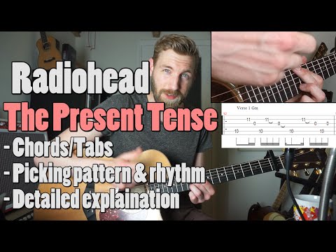 Radiohead - The Present Tense | Guitar Tutorial + tab | guitar cover |