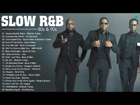 80's & 90's R&B Slow Jams Hits - Mariah Carey,Toni Braxton,Boyz II Men,Tevin Campbell...