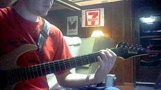 Defeated Sanity - Fatal Self Inflicted Disfigurement Guitar Cover