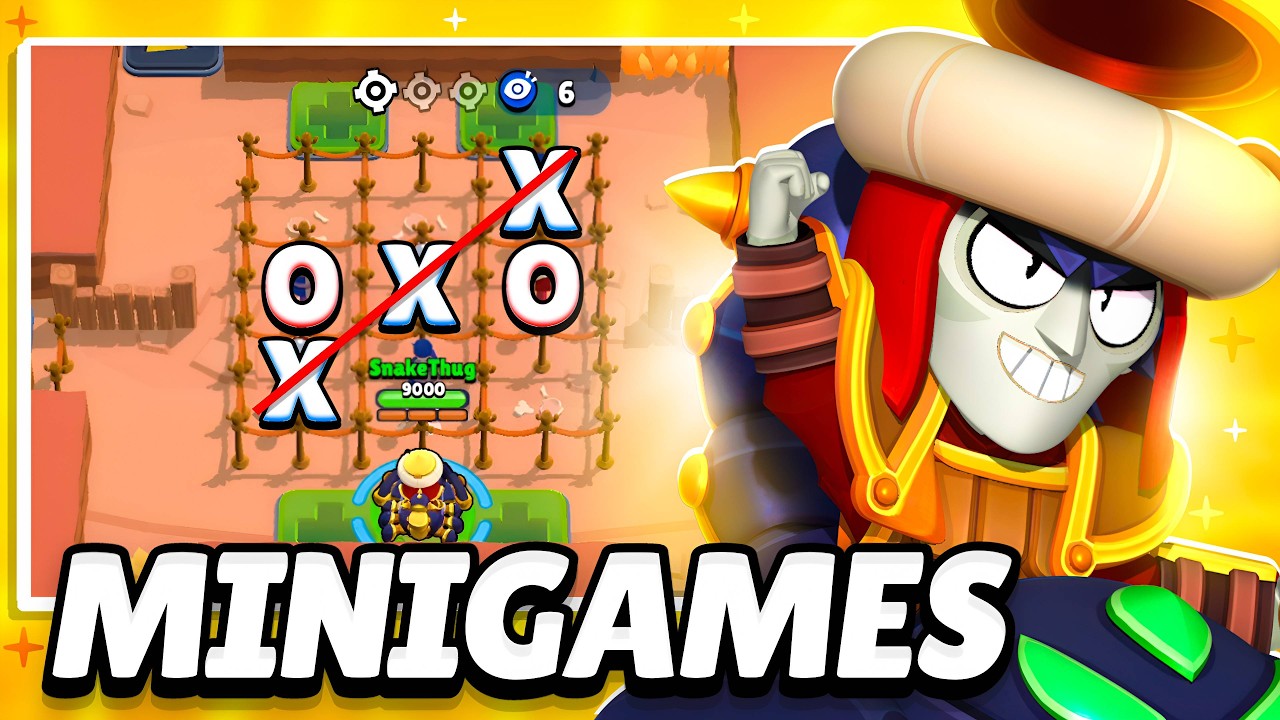 The 10 BEST MINIGAMES in Brawlstars!