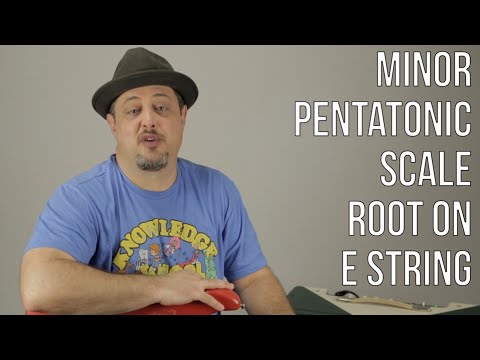 Learn the A Minor Pentatonic Scale with Root on "E" String (Part 1)