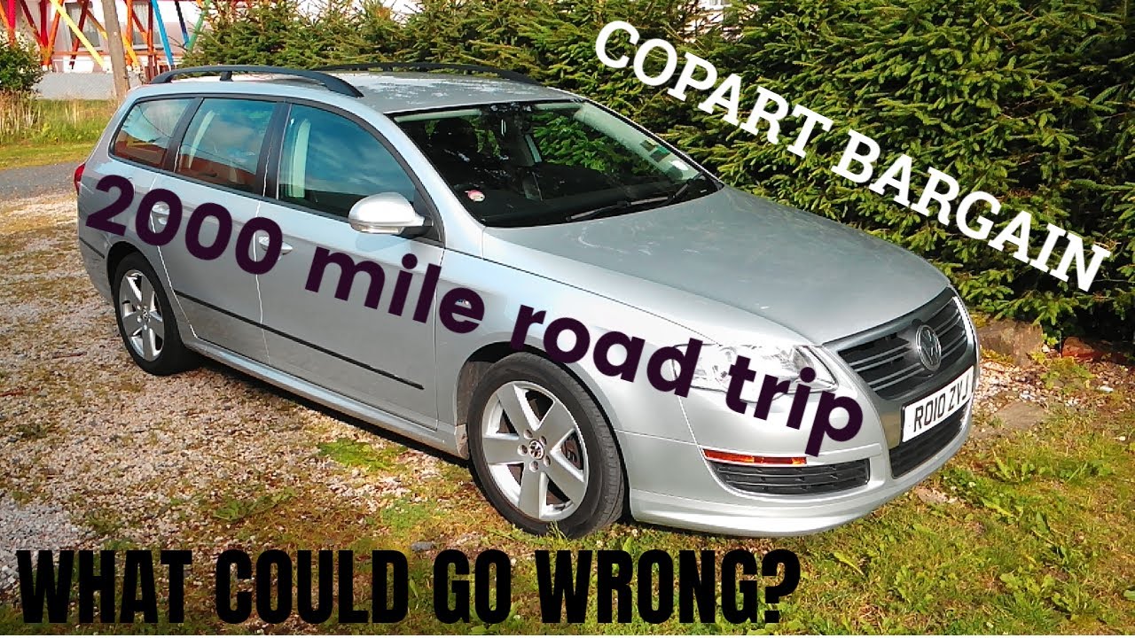 Taking a Copart Volkswagen Passat on an Epic road trip
