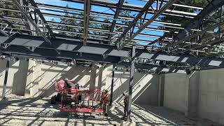 Windsor Plywood manufacturing building mezzanine framing