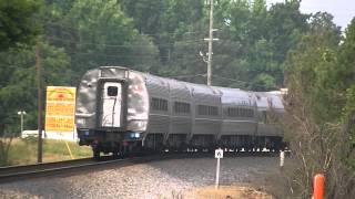preview picture of video 'The Amtrak Crescent #19 With Tator & Horn Show (Two Shots) Douglasville,Ga 06-16-2013© HD'