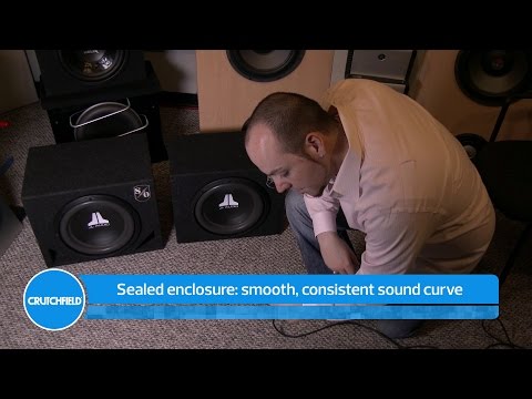 What's the difference between sealed and ported subwoofer enclosures? | Crutchfield Video