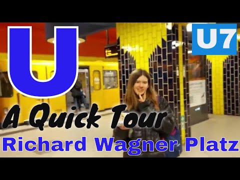U Richard Wagner Platz U7 Berliner Ubahn. A Quick Tour. #Berlin #Metro 🚇  #Underground. #Subway