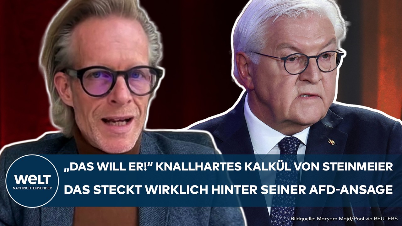 DEUTSCHLAND: AfD? Experte verrät! Steinmeiers Kalkül! Diese Worte lassen tief blicken