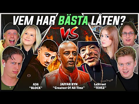 VEM HAR BÄSTA LÅTEN? (JB, A36, LaStreet) | Swedish Rap Reaction | #61