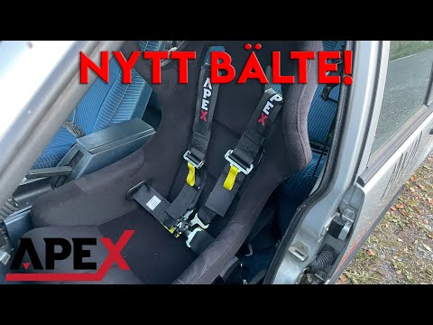 BUDGET DRIFTBIL DEL 5 MONTERAR 4 PUNKTSBÄLTE!
