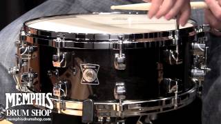 Video thumbnail for Yamaha 14 x 5.5 Sensitive Series Maple Snare Drum - Black Maple by Memphis Drum Shop