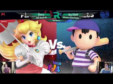 RGF Bash 4 | Beezy (Peach) vs. Big SHaM (Ness) | SSBU WSFs