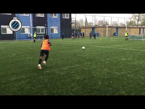 Bewegen zonder bal // kijkgedrag // Club Brugge U9 (april 2019)