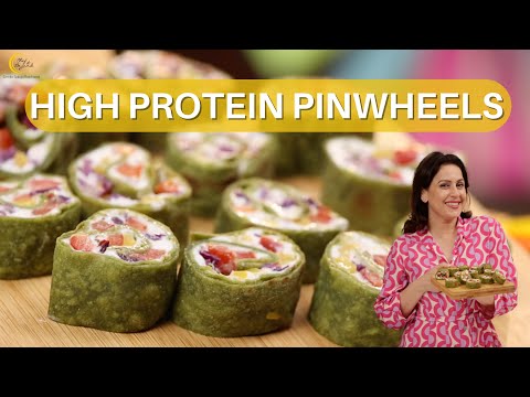High Protein Pinwheels | Veg Pinwheels | Paneer Pinwheels | Chef Amrita Raichand