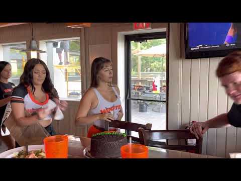 Birthday Celebration at Hooters Jayson Lee Durham 15th Birthday Springdale Ohio