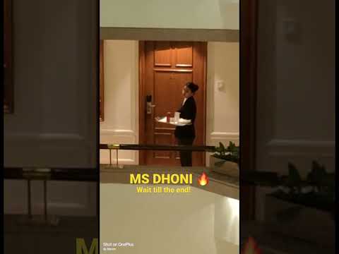 MS Dhoni at Taj Bengal Kolkata | @MSDhoni Exclusive video | Dhoni recent video #msdhoni #dhoni