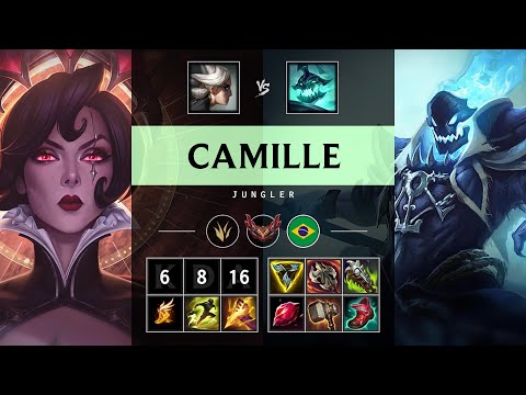 Camille Jungle vs Hecarim - BR Grandmaster Patch 25.08