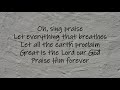Chris Tomlin - Praise Him Forever (Lyric Video)