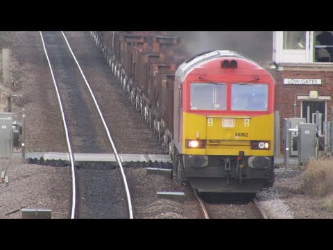 Class 60 60062 Stainless Pioneer Passing Northallerton East Junction