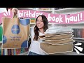 HUGE birthday book unboxing!! 📚📦 [book haul]