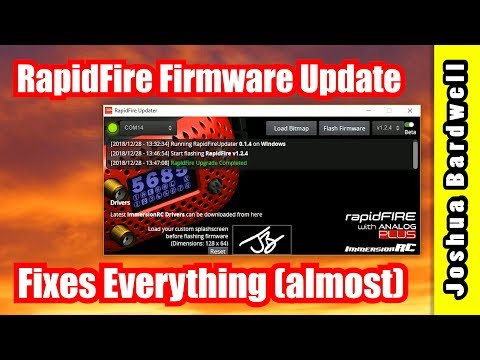 How To Update ImmersionRC RapidFire Firmware | MUST UPGRADE
