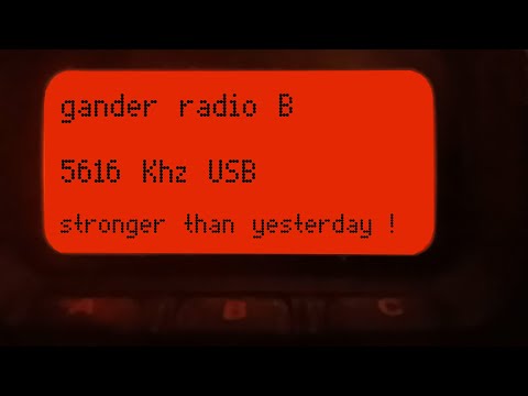 meilleure réception de Gander radio B ce soir !